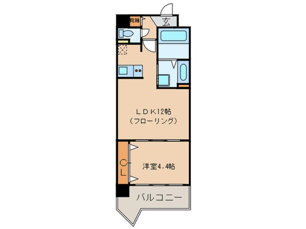 Chateau＆HotelMeieki-Minami1Stの物件間取画像